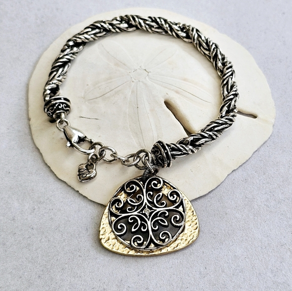 Brighton Highland Park Bracelet with Two-Tone Two-Piece Charm - Picture 10 of 16